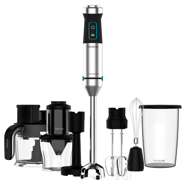 Блендер погружной Cecotec Power Titan Black 1500 XL Total Mix черный