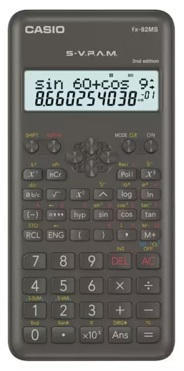 Калькулятор инженерный CASIO FX-82MS-2-W-EH-D 
