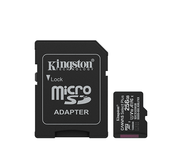 Карта памяти MicroSD 256GB Class 10 UHS-I Kingston SDCS3/256GB