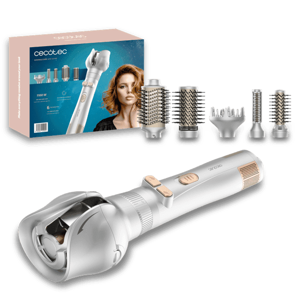 Стайлер Cecotec CeramicCare Gyro (6в1) серебро