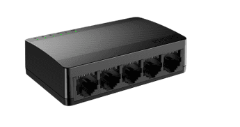 Коммутатор Tenda SG105 5-Port Gigabit Ethernet Черный