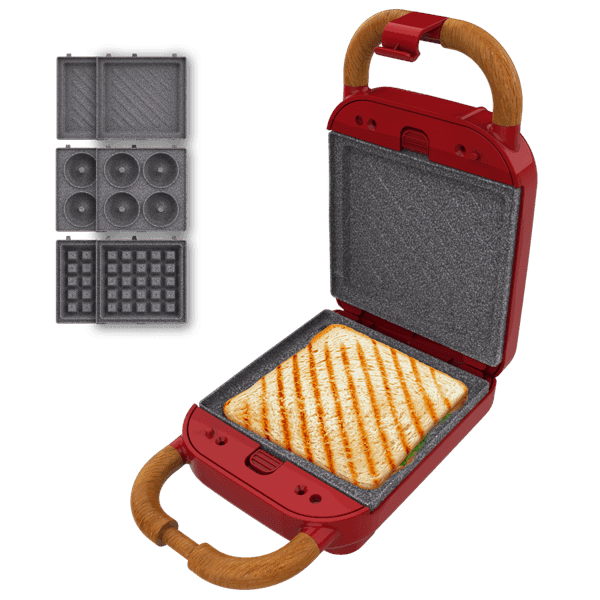 Сэндвичница Cecotec Rock'nToast Retro One красный