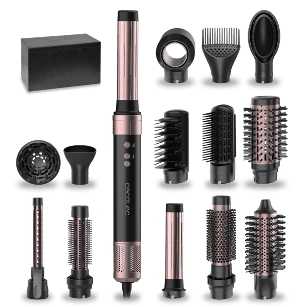 Стайлер Cecotec CeramicCare AirGlam (14в1) черный