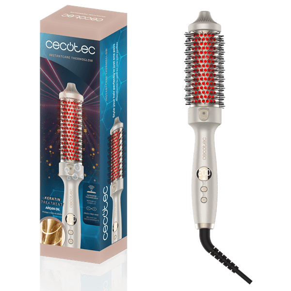 Щетка для укладки волос Cecotec InstantCare ThermoGlow бежевый