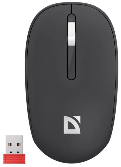 Мышь беспроводная Defender Smart MM-396 черный