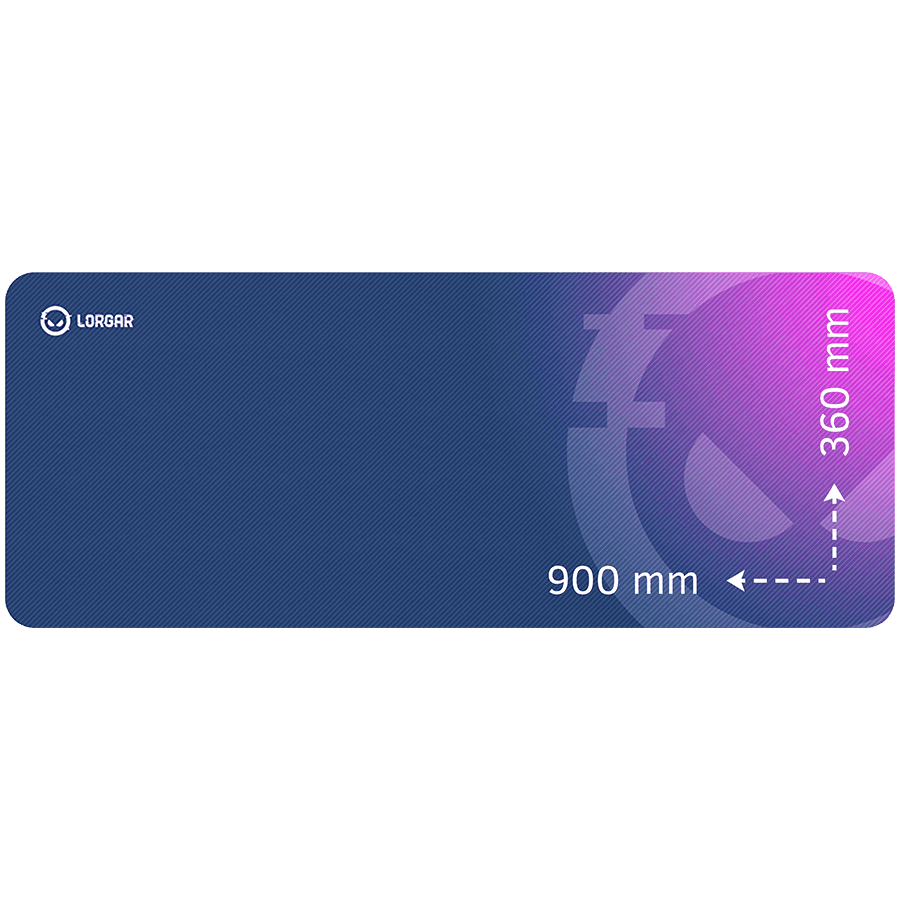 LORGAR Gaming Mouse Pad Main 139 Speed Purple