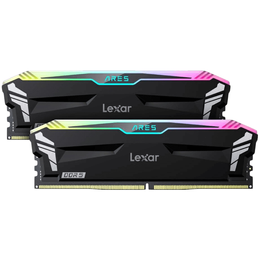 Lexar Ares 32GB DDR5 6800MHz (2x16GB KIT) CL34 DIMM, 1.4V, heatsink, RGB, Black