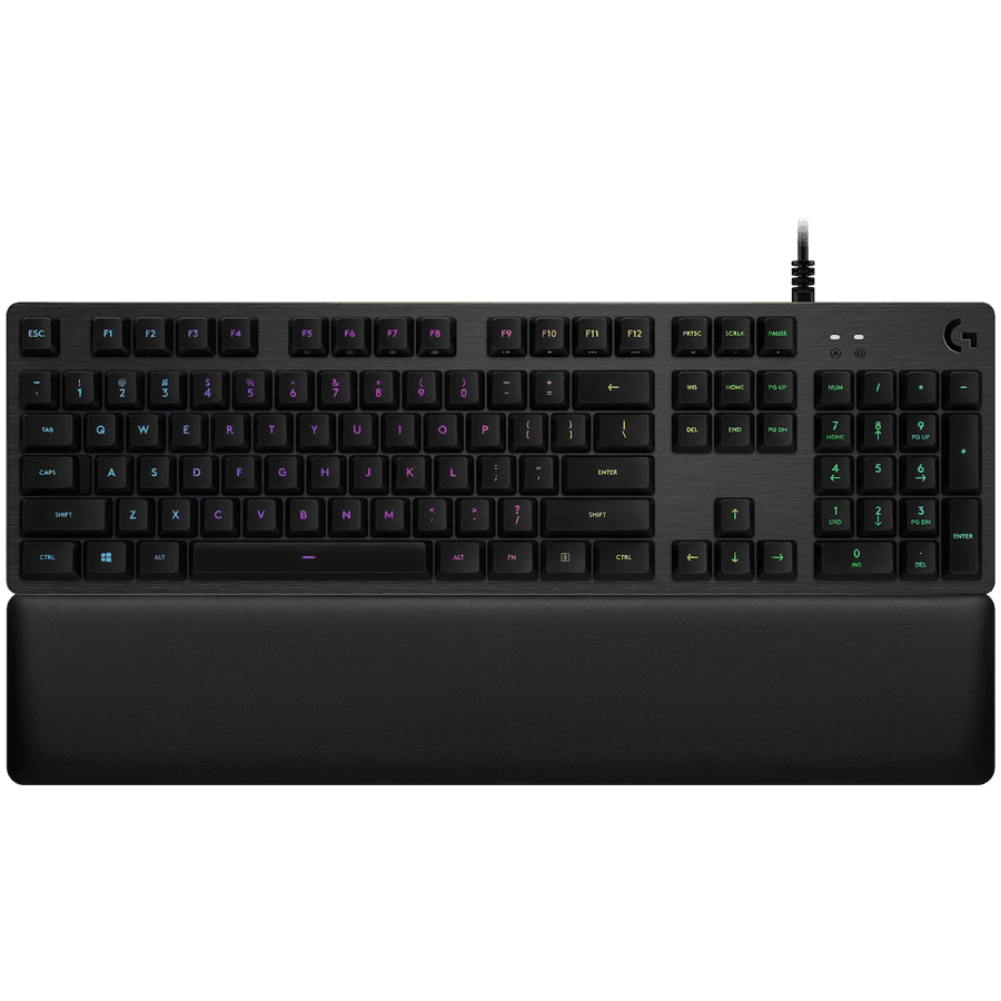 LOGITECH G513 Corded LIGHTSYNC Mechanical Gaming Keyboard - CARBON - RUS - USB - TACTILE — фото 1