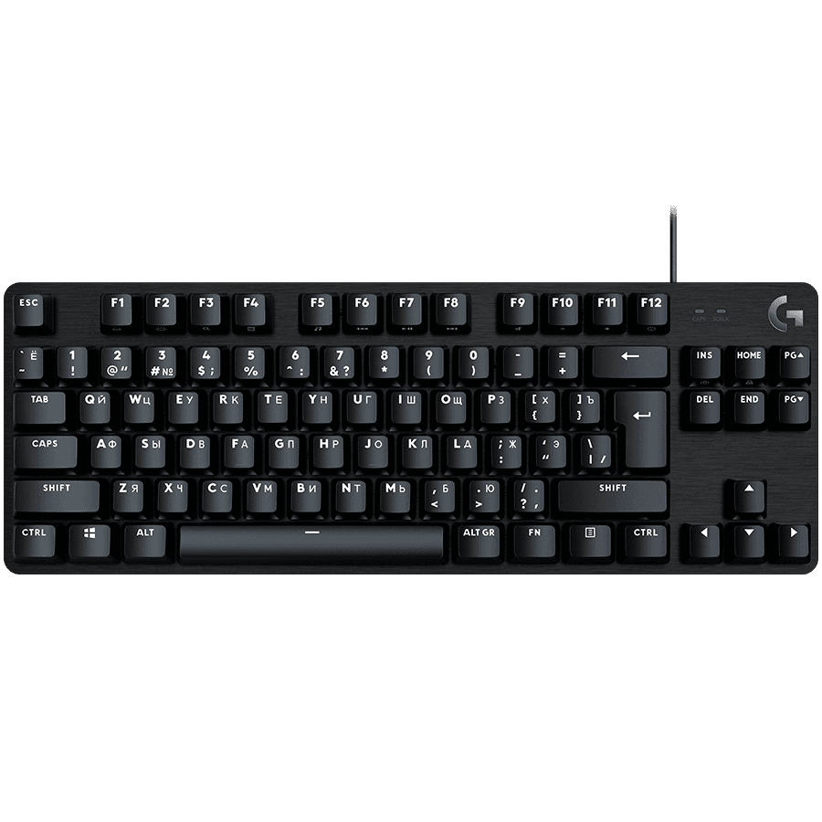 LOGITECH G413 TKL SE Corded Mechaniucal Gaming Keyboard - BLACK - RUS - USB - TACTILE — фото 1