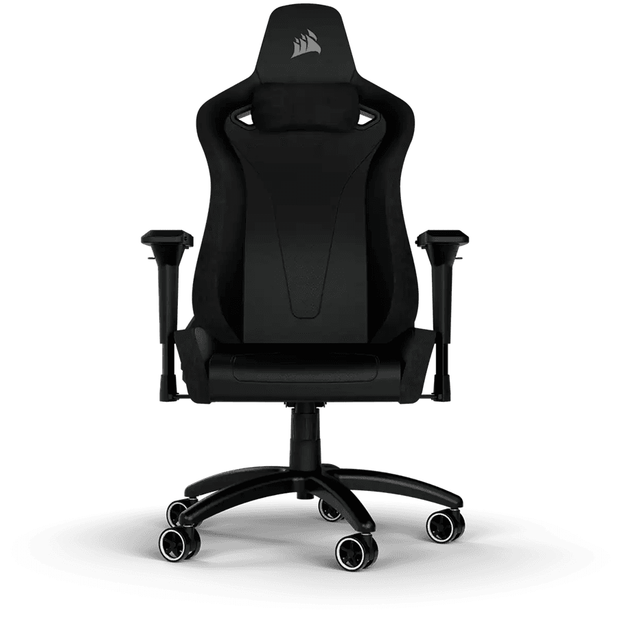 CORSAIR TC200 Leatherette Gaming Chair, Standard Fit - Black — фото 1