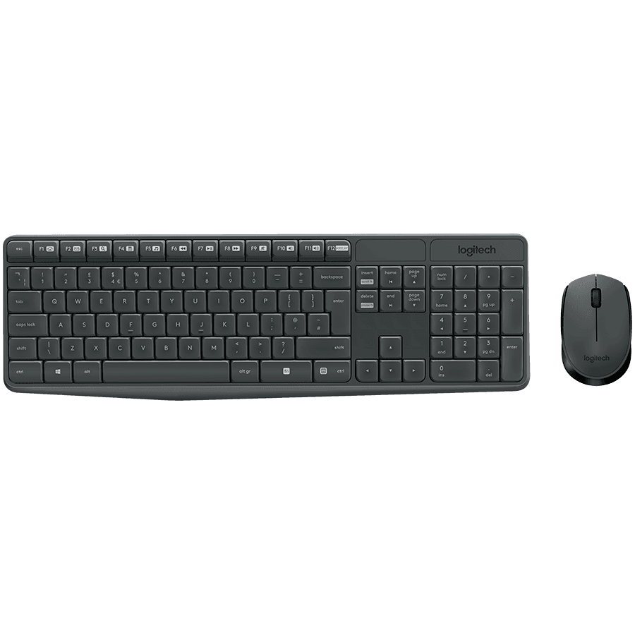 LOGITECH MK235 Wireless Combo - GREY - RUS — фото 1