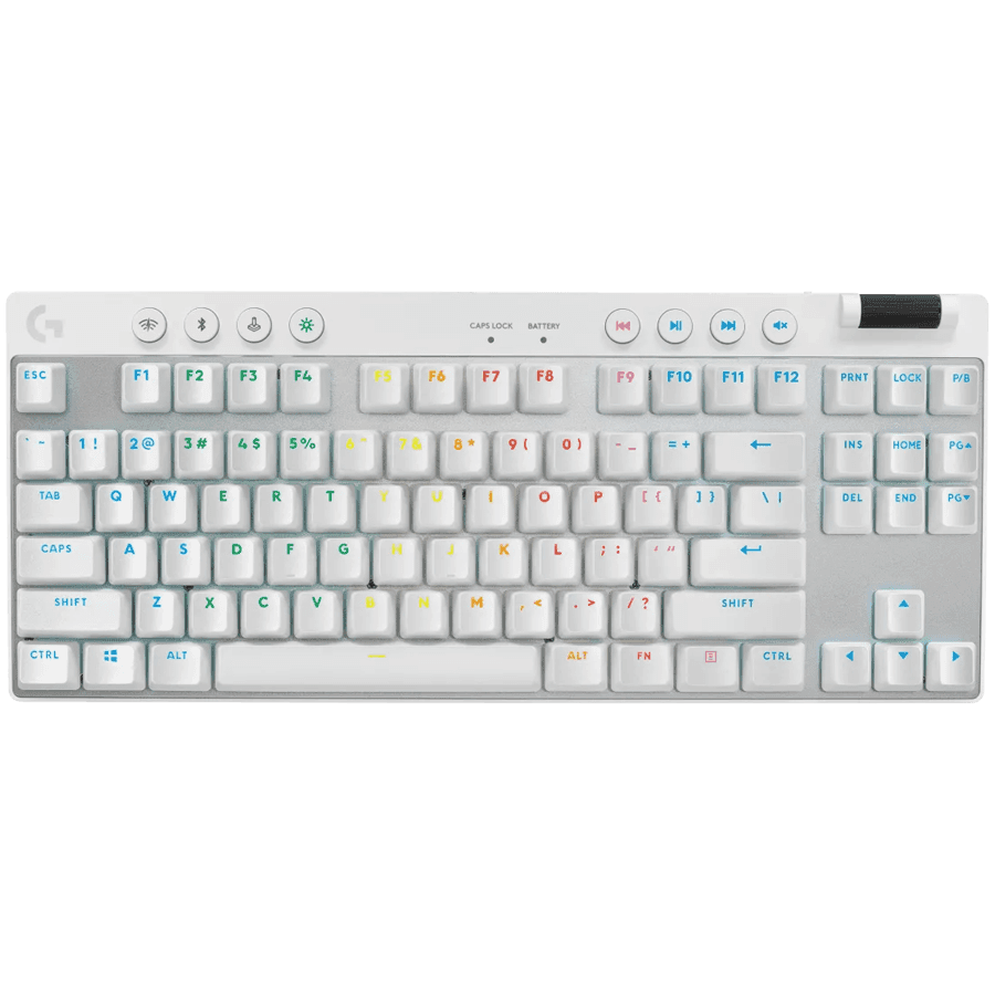 LOGITECH G PRO X TKL LIGHTSPEED Mechanical Gaming Keyboard - WHITE - US INT'L - TACTILE — фото 1
