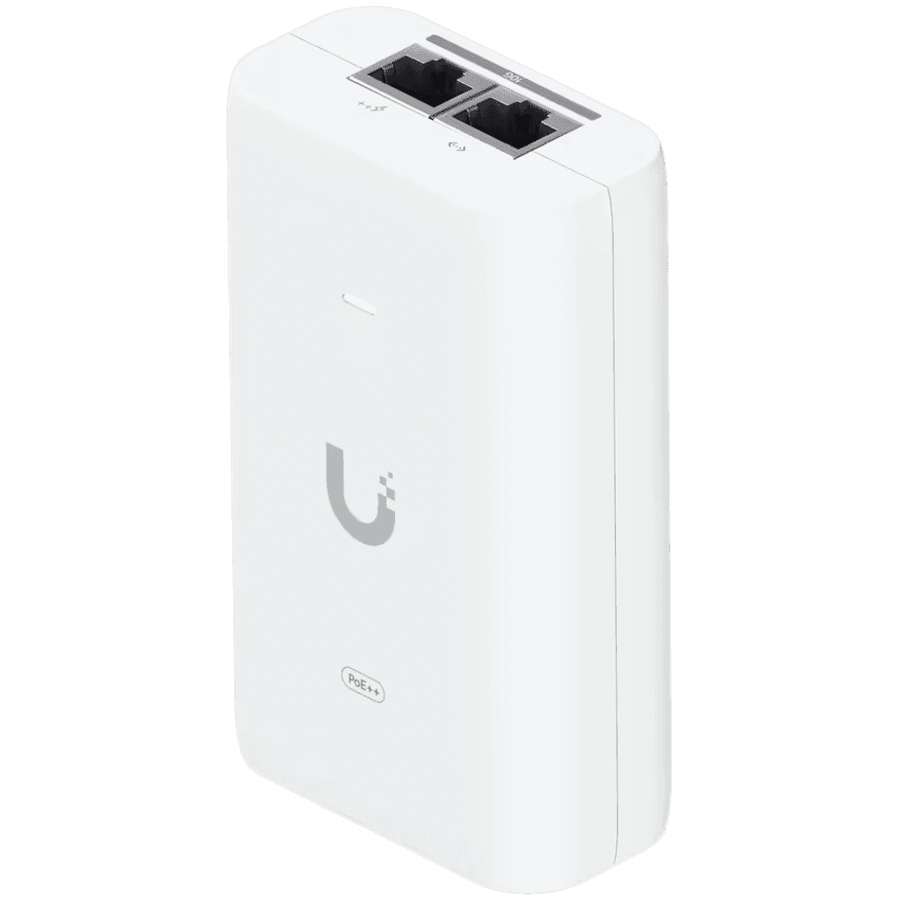Ubiquiti UniFi UACC-PoE++-10G-EU 10G PoE++ Adapter (60W), can power UniFi PoE++ devices, reduce dependency on PoE switch power, and provide a Multi-Gigabit LAN connection