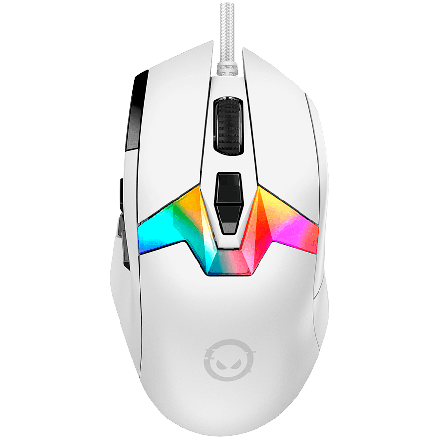 LORGAR Gaming Mouse MSP80 Pro Wired PixArt 3395 8K White