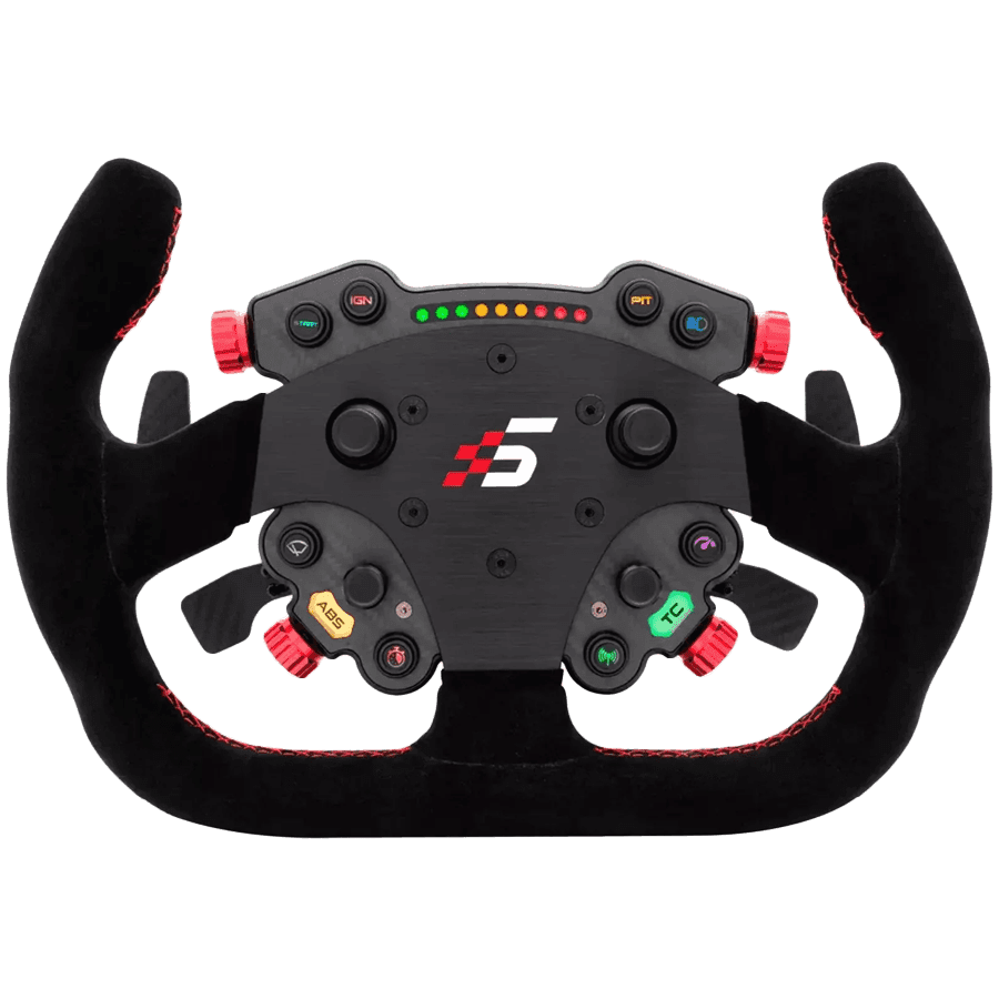 SIMAGIC GT-C 325 mm Steering Wheel, QR50, Shifters + Dual Clutch, alcantara