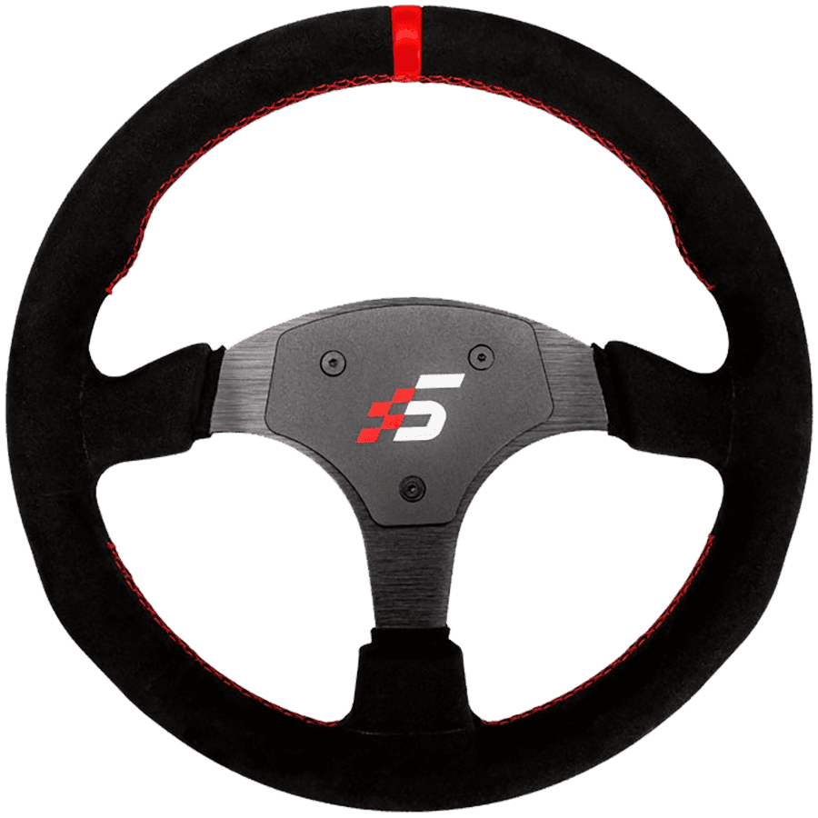 SIMAGIC Round-Shaped Steering Wheel Rim 330mm without HUB, alcantara