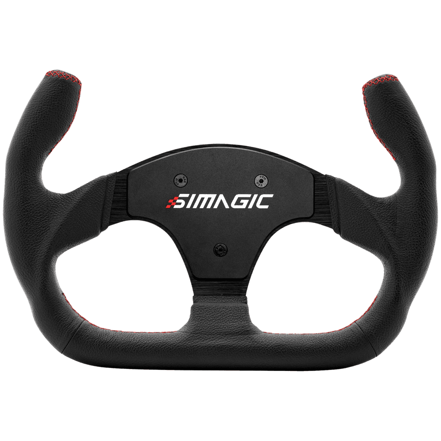 SIMAGIC C-Shaped Steering wheel without HUB, 325mm, Leather. S405