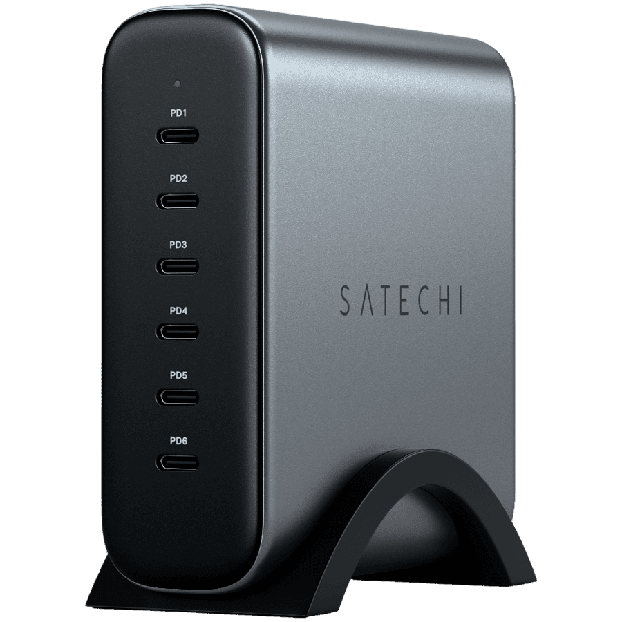 SATECHI 200W USB-C 6-Port PD GaN Charger - EU