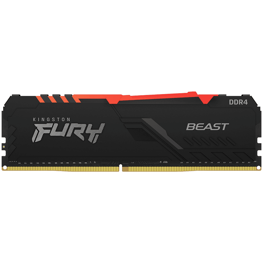 Kingston 16GB 3200MT/s DDR4 CL16 DIMM FURY Beast RGB