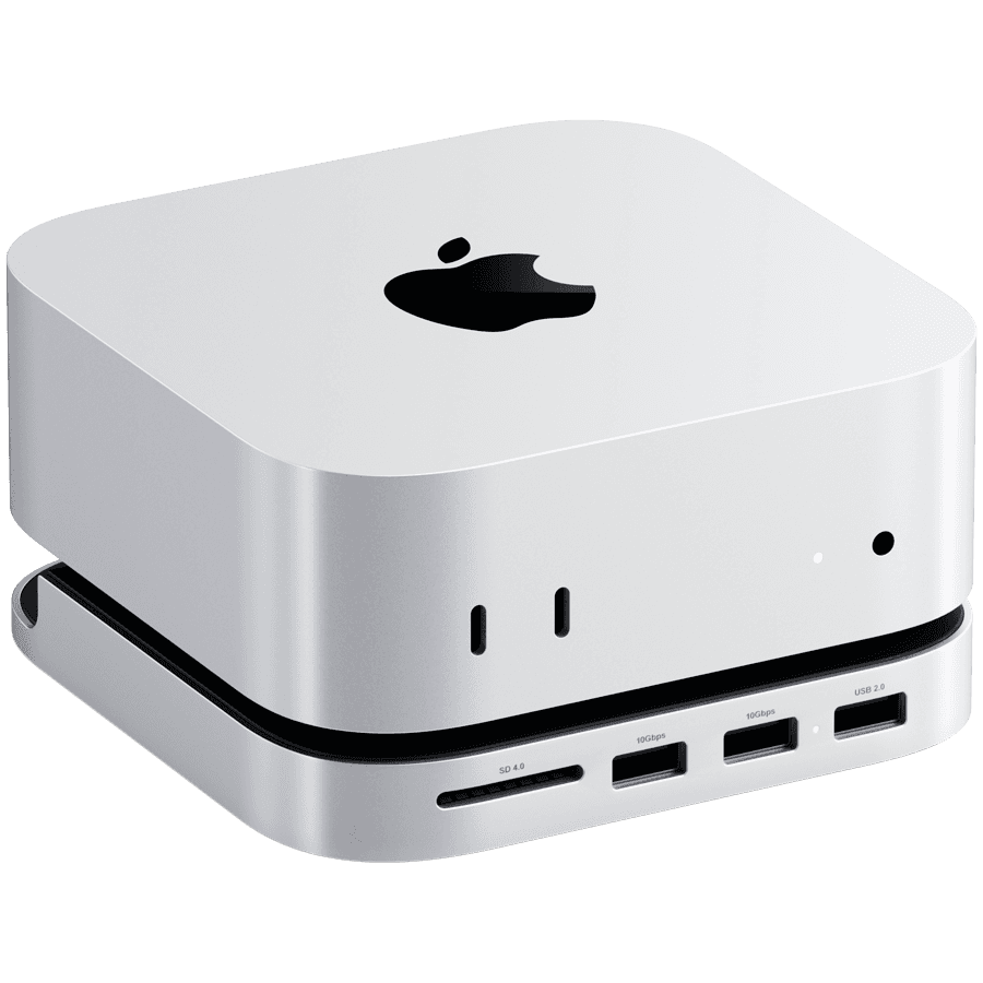SATECHI Mac Mini M4 Stand & Hub with SSD Enclosure