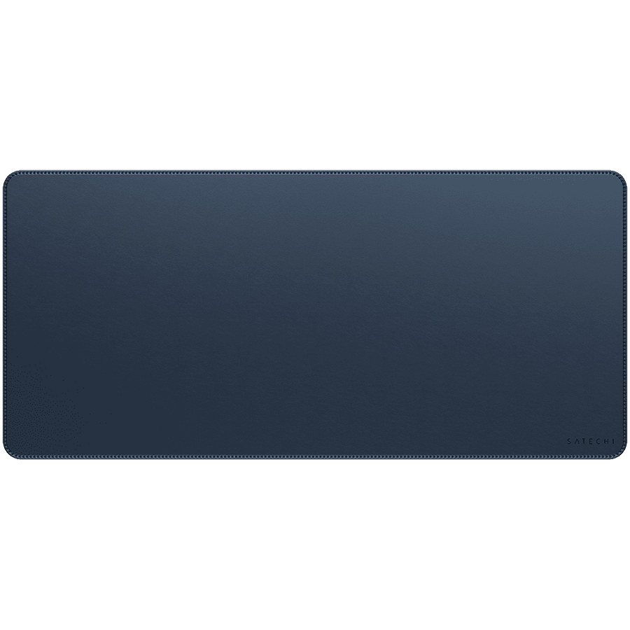 SATECHI Vegan-Leather Premium Desk Mat (Blue)