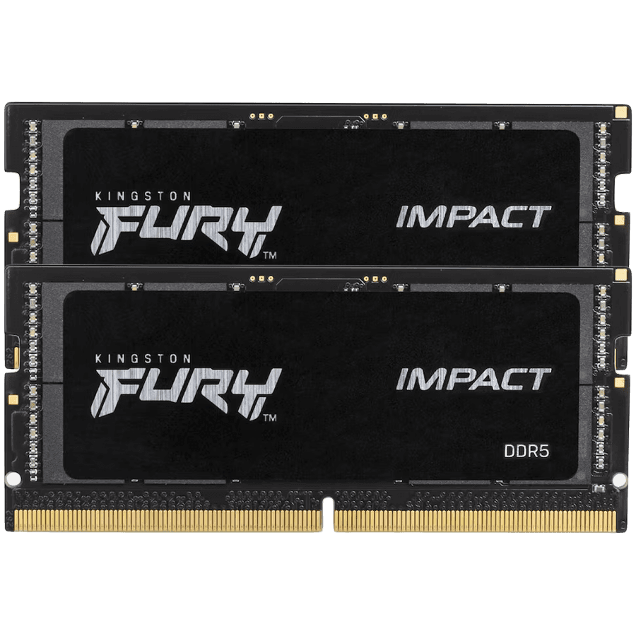 Kingston DRAM 32GB 6000MT/s DDR5 CL38 SODIMM (Kit of 2) FURY Impact XMP