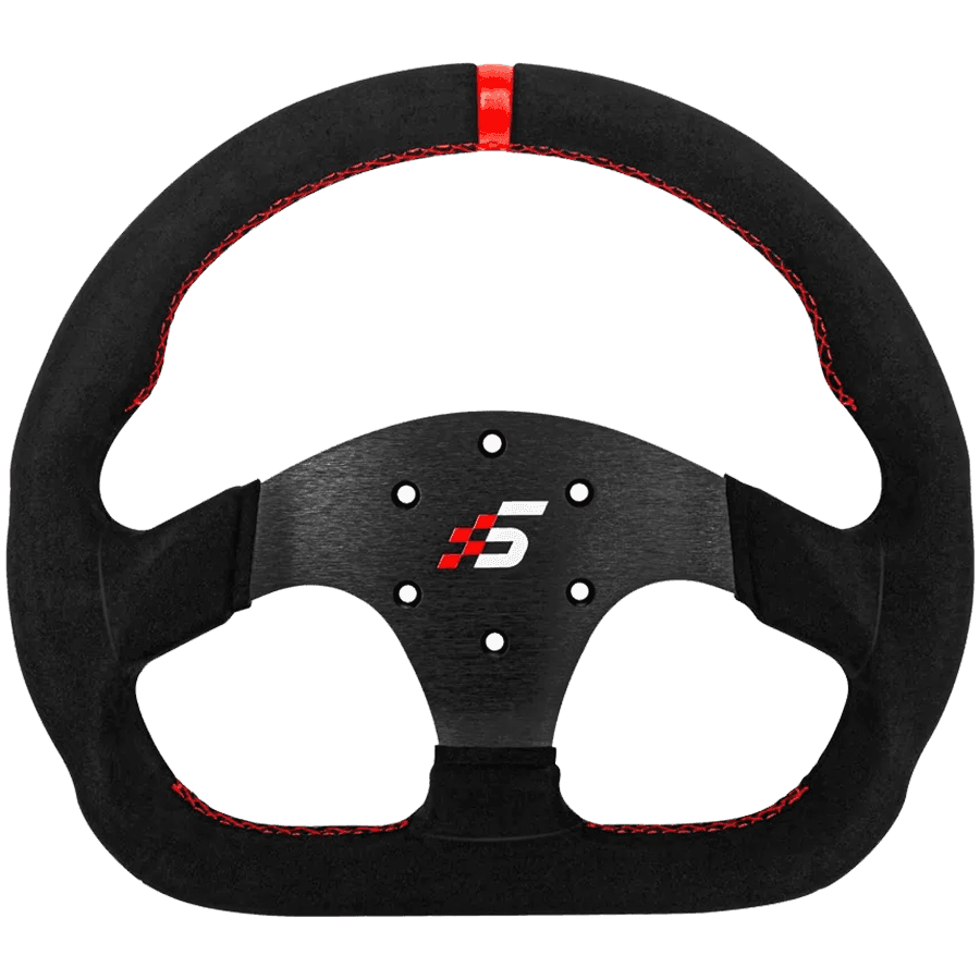 D-Shaped Steering wheel without HUB | 325mm | Alcantara