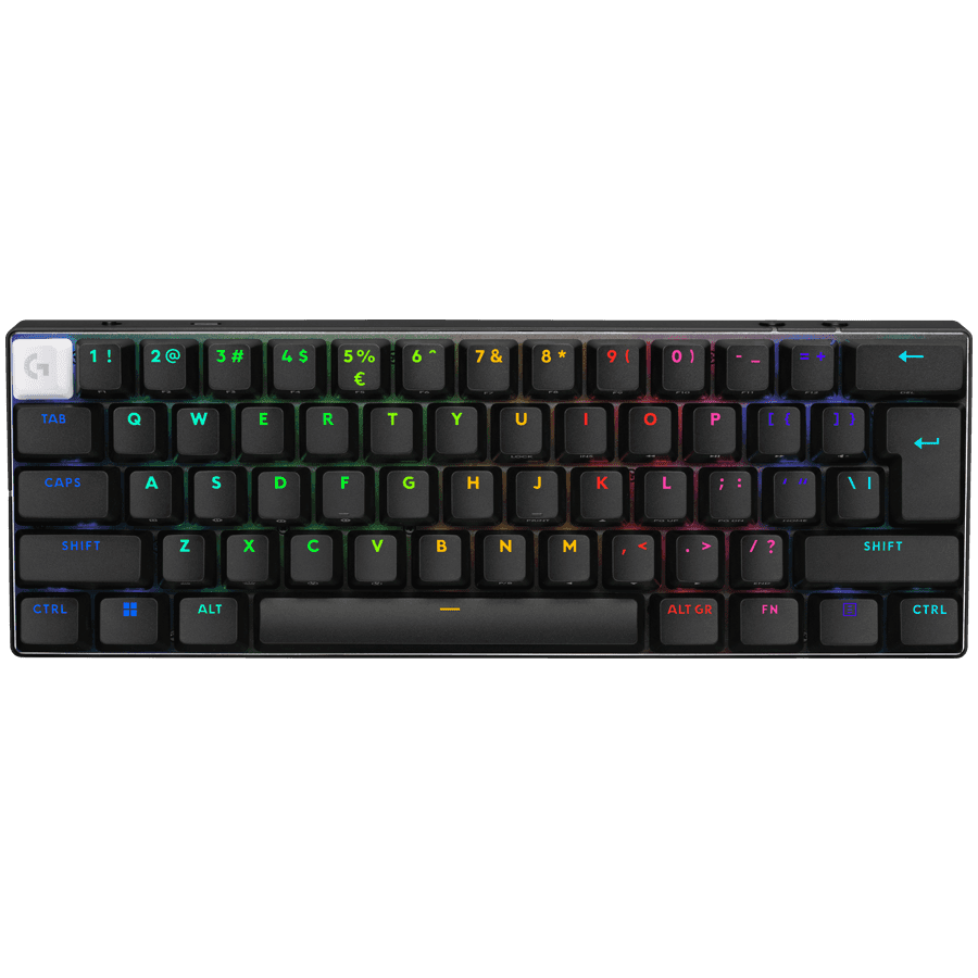 LOGITECH G PRO X 60 LIGHTSPEED Wireless Gaming Keyboard (Tactile) - BLACK - US INT'L - 2.4GHZ/BT - EMEA28-935 - TACTILE SWITCH — фото 1