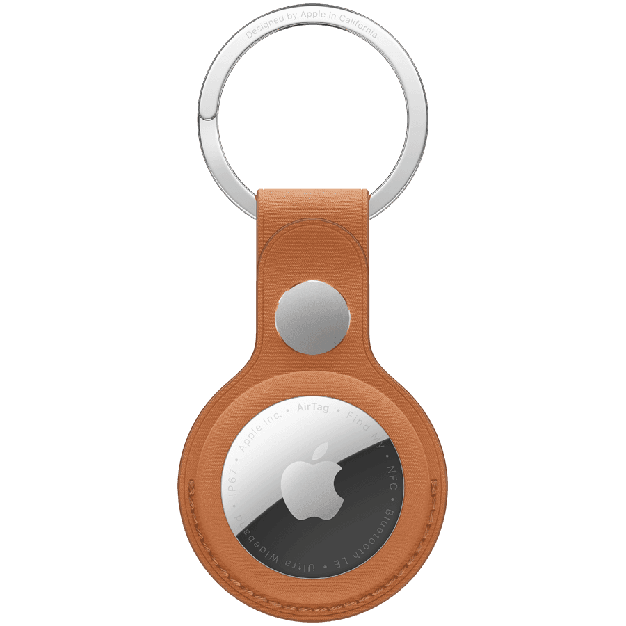 AirTag FineWoven Key Ring - Fox Orange,Model A3363