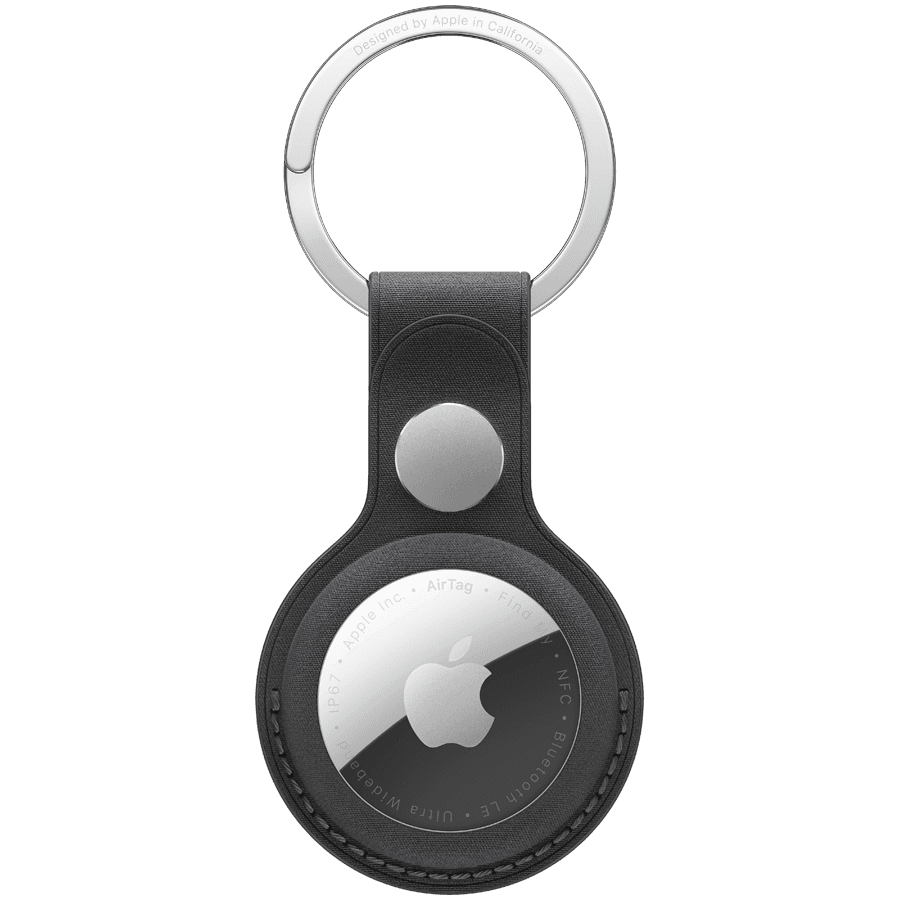 AirTag FineWoven Key Ring - Black,Model A3363