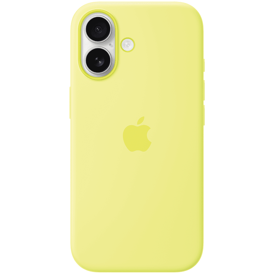 iPhone 17 Silicone Case with MagSafe - Neon Yellow,Model A3558 — фото 1