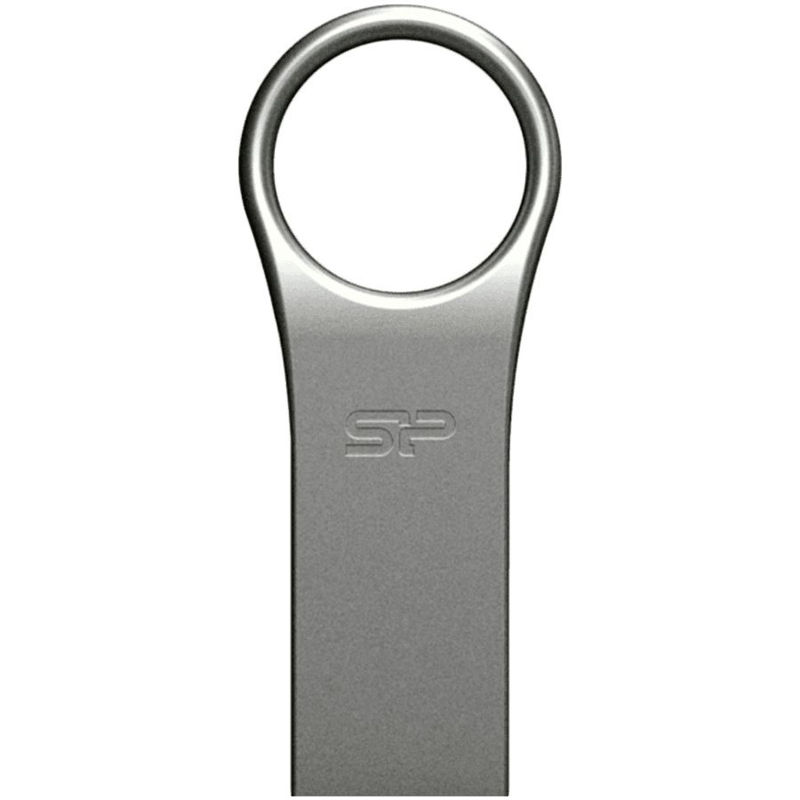 Silicon Power Jewel - J80 128GB Pendrive USB 3.2 Gen 1 Silver, Zinc Alloy Housing, Waterproof, dustproof and vibration-proof