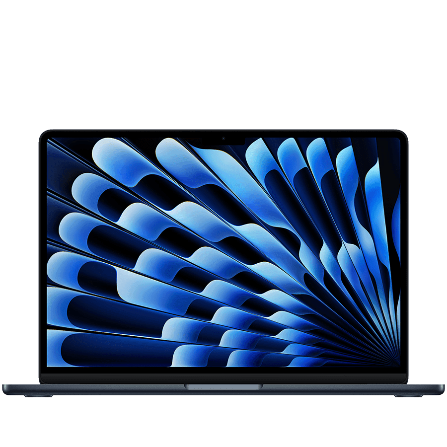 13-inch MacBook Air: Apple M5 chip with 10-core CPU and 10-core GPU, 24GB, 1TB SSD - Midnight,Model A3449