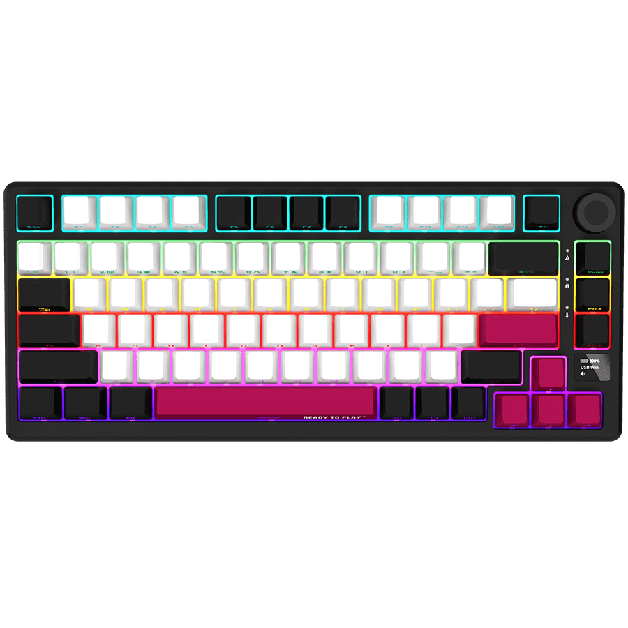 LORGAR Gaming Keyboard KBP7075W Pro Wireless 75% Black RU