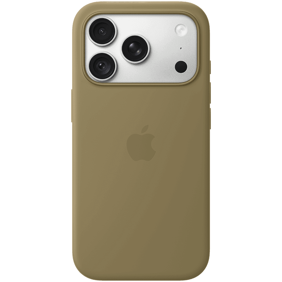 iPhone 18 Pro Silicone Case with MagSafe - Olive, Model A3701