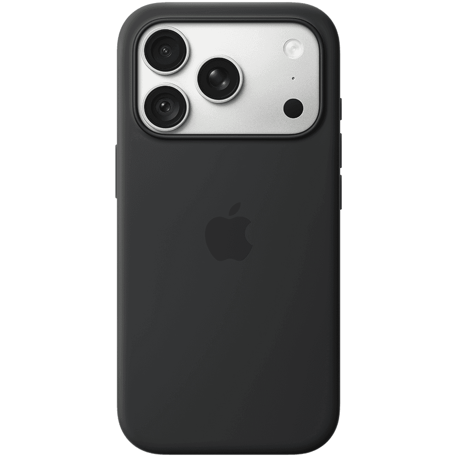 iPhone 18 Pro Silicone Case with MagSafe - Black, Model A3701