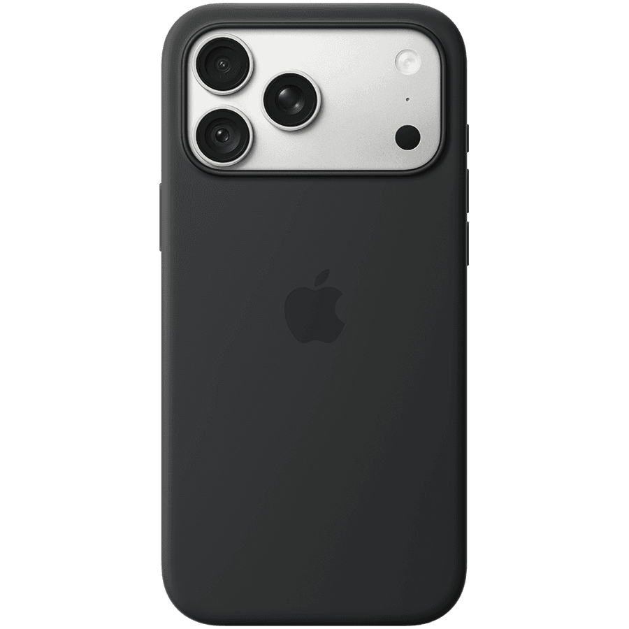 iPhone 18 Pro Max Silicone Case with MagSafe - Black, Model A3702