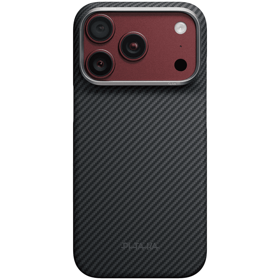 PITAKA Classic-Black Grey(Twill) Edge Case for iPhone 18 Pro