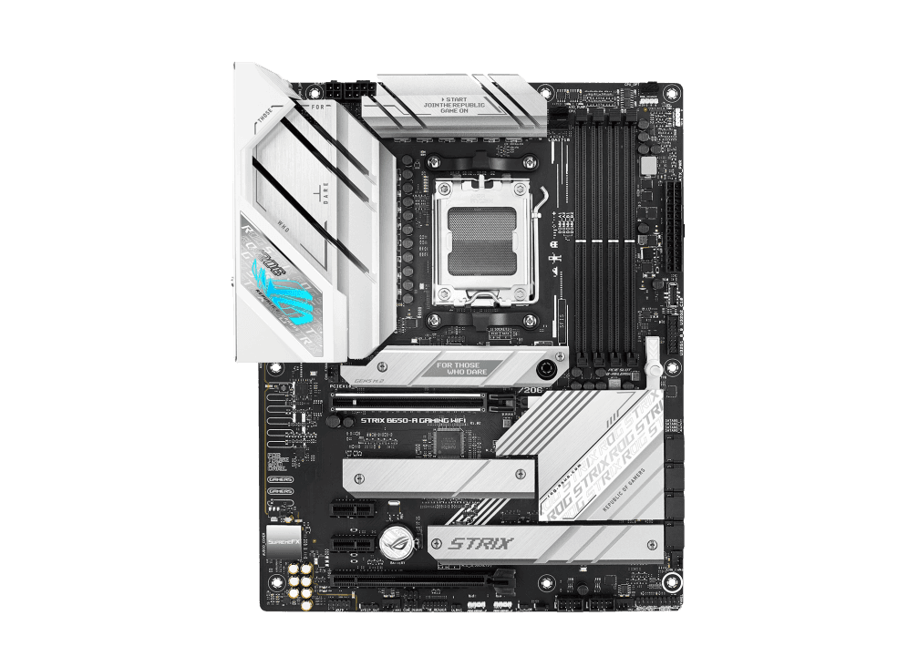 Материнская плата ASUS ROG STRIX B650-A GAMING WIFI AM5 4xDDR5 4xSATA3 Raid 3xM.2 HDMI DP ATX