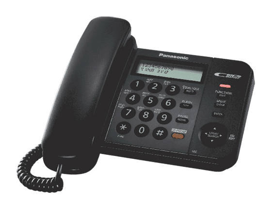 KX-TS2358 Проводной телефон (RUB) Черный