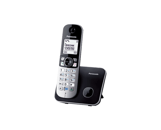 Радиотелефон PANASONIC KX-TG6811 (RUB) Черный