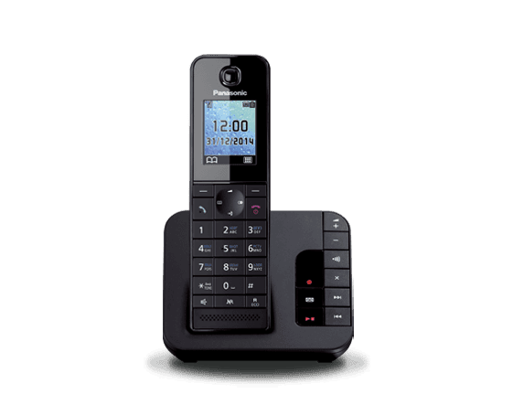 Радиотелефон PANASONIC KX-TGH220 (RUB) Черный