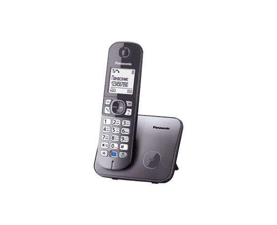 Радиотелефон PANASONIC KX-TG6811 (RUM) Серый металлик