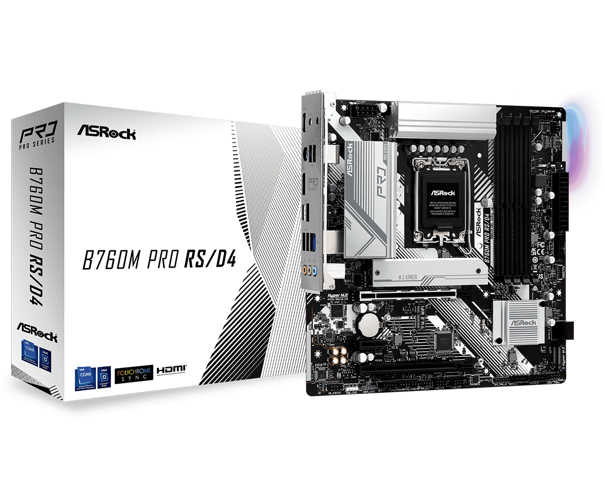 Материнская плата ASRock B760M PRO RS/D4