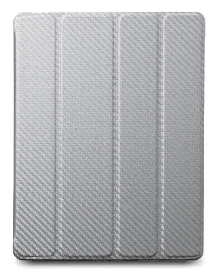 Wake Up Folio Carbon Texture (C-IP3F-CTWU-SS) футляр для iPad 2, iPad 3 и iPad 4+ стилус (белый)