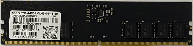 Оперативная память 16GB GEIL 5600MHz DDR5 UDIMM PC5-44800  GN516GB5600C46S Bulk