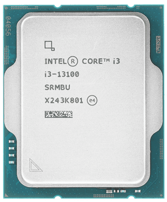 Процессор (CPU) Intel Core i3 Processor 13100 1700