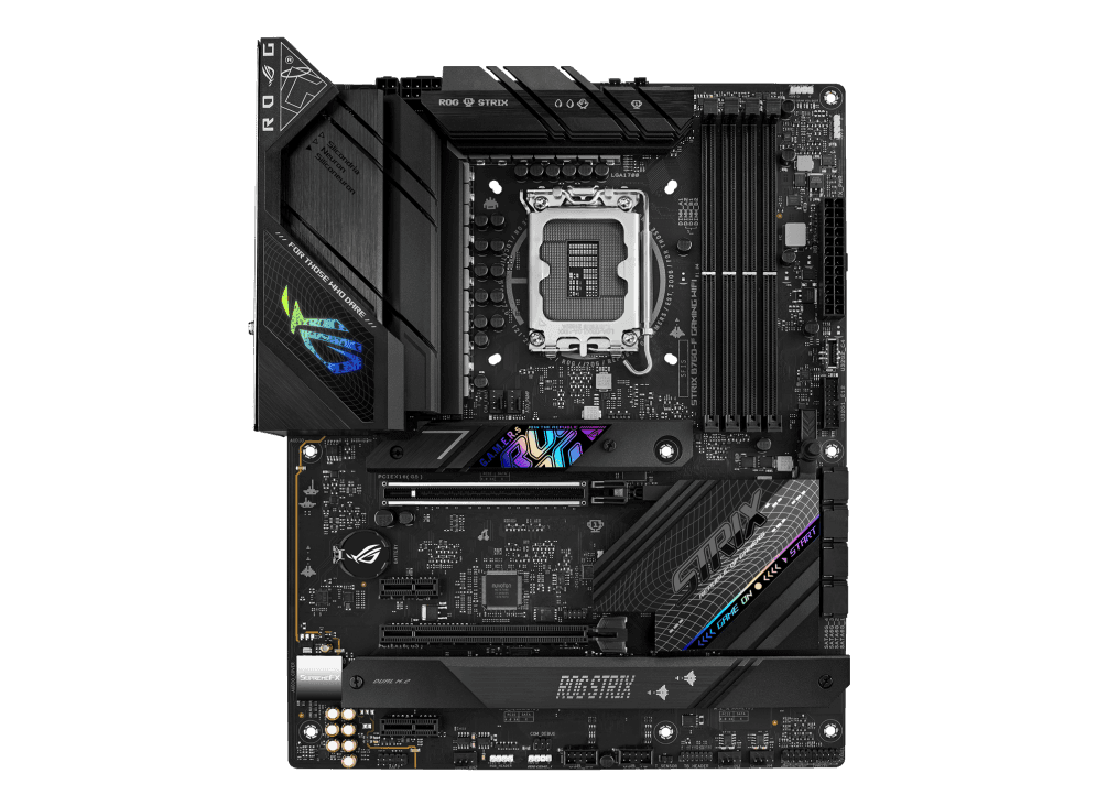 Материнская плата ASUS ROG STRIX B760-F GAMING WIFI LGA1700 4xDDR5 4xSATA3 3xM.2 RAID HDMI DP ATX