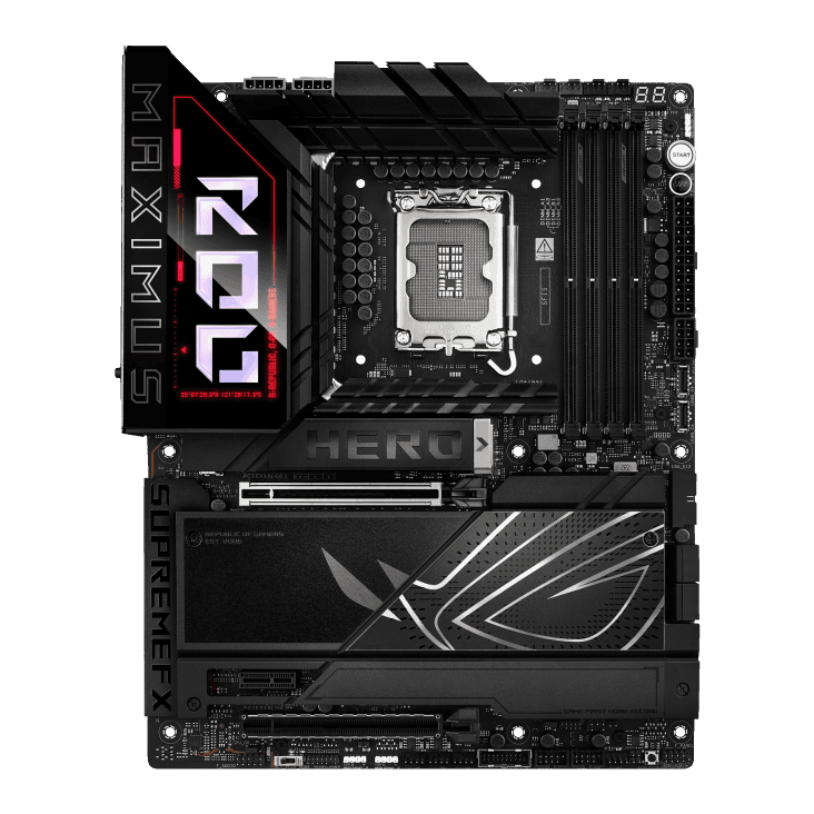 Материнская плата ASUS ROG MAXIMUS Z890 HERO, LGA1851 4xDDR5 4xSATA3 6xM.2 HDMI USB-C ATX