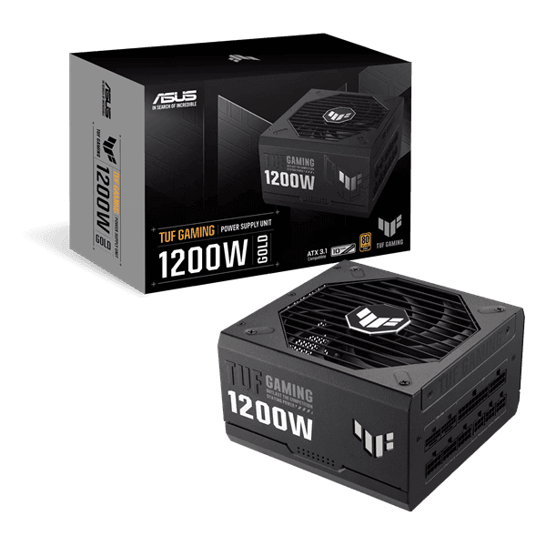 Блок питания ASUS 1200W, TUF Gaming 1200W Gold, Full Modular, 80+ GOLD, КПД 92%, TUF-GAMING-1200G